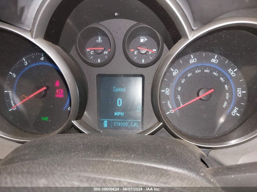 2011 Chevrolet Cruze Eco VIN: 1G1PK5S91B7193411 Lot: 39600624