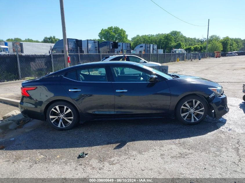 2016 Nissan Maxima 3.5 Platinum/3.5 S/3.5 Sl/3.5 Sr/3.5 Sv VIN: 1N4AA6AP6GC436186 Lot: 39600649