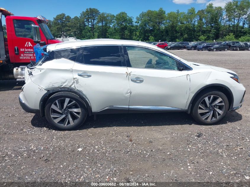 2023 Nissan Murano Sl Intelligent Awd VIN: 5N1AZ2CS2PC137495 Lot: 39600652