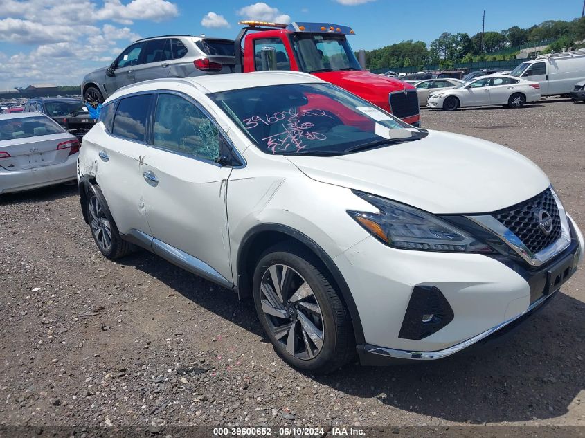 2023 Nissan Murano Sl Intelligent Awd VIN: 5N1AZ2CS2PC137495 Lot: 39600652