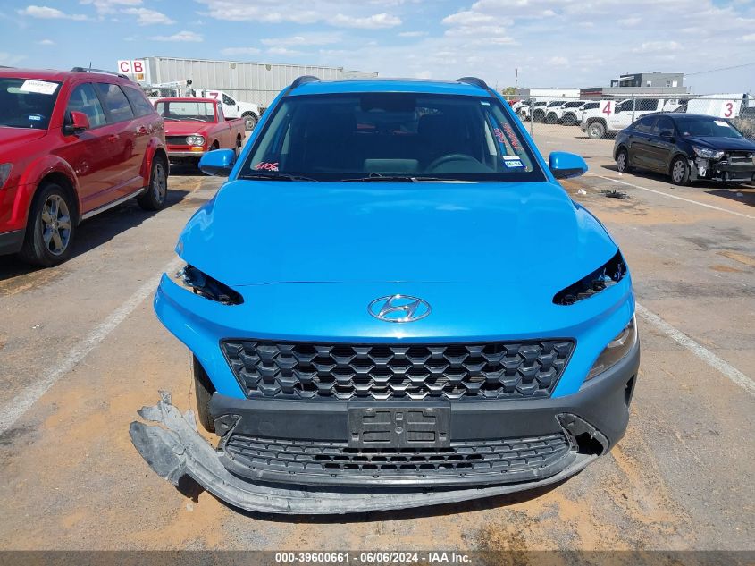 2022 Hyundai Kona Sel VIN: KM8K32AB0NU779987 Lot: 39600661