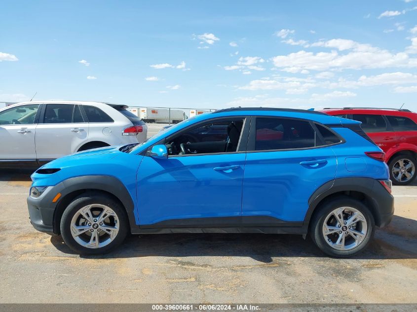 2022 Hyundai Kona Sel VIN: KM8K32AB0NU779987 Lot: 39600661