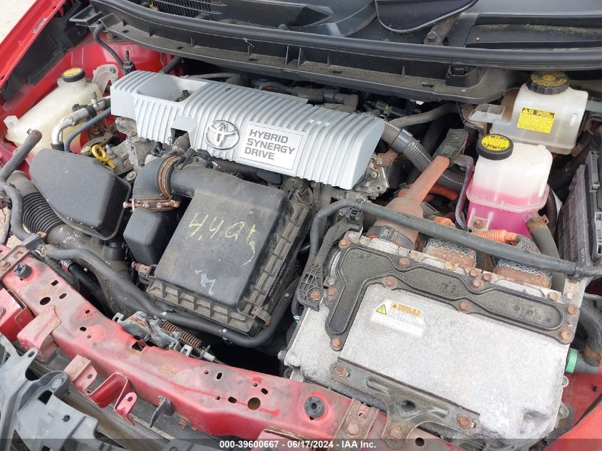 2010 Toyota Prius Ii VIN: JTDKN3DU9A0154572 Lot: 39600667