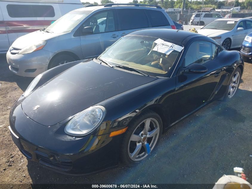 2007 Porsche Cayman VIN: WP0AA29887U761769 Lot: 39600678