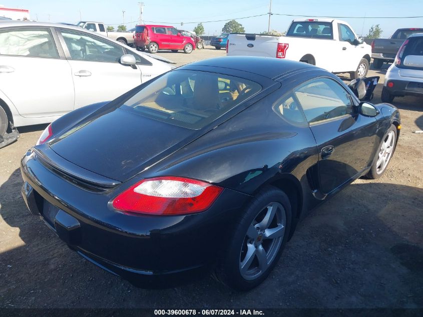 2007 Porsche Cayman VIN: WP0AA29887U761769 Lot: 39600678