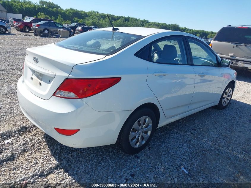 2015 Hyundai Accent Gls VIN: KMHCT4AEXFU890316 Lot: 39600683