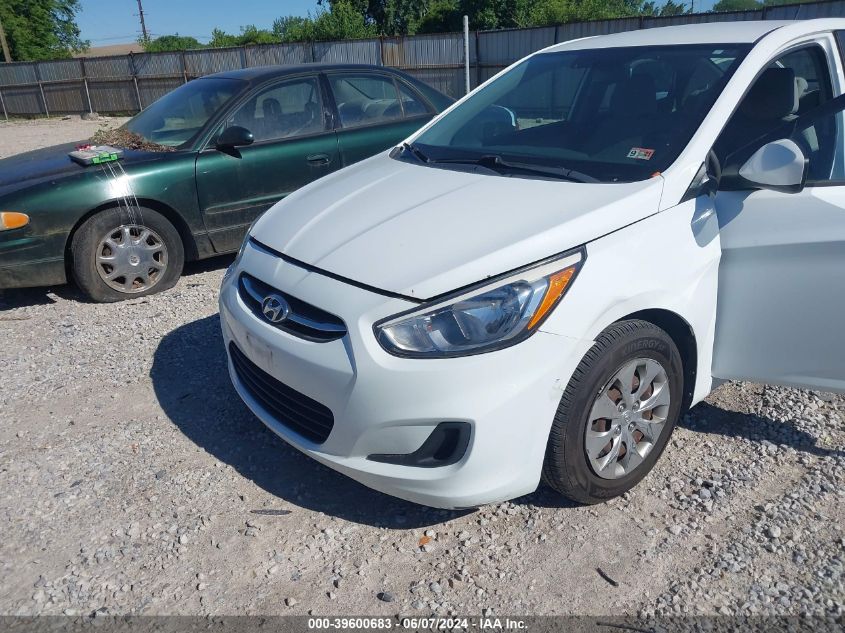 2015 Hyundai Accent Gls VIN: KMHCT4AEXFU890316 Lot: 39600683