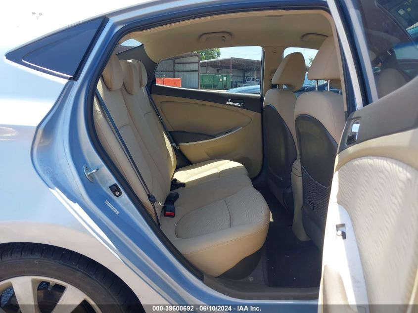 2012 Hyundai Accent Gls VIN: KMHCU4AE5CU169345 Lot: 39600692