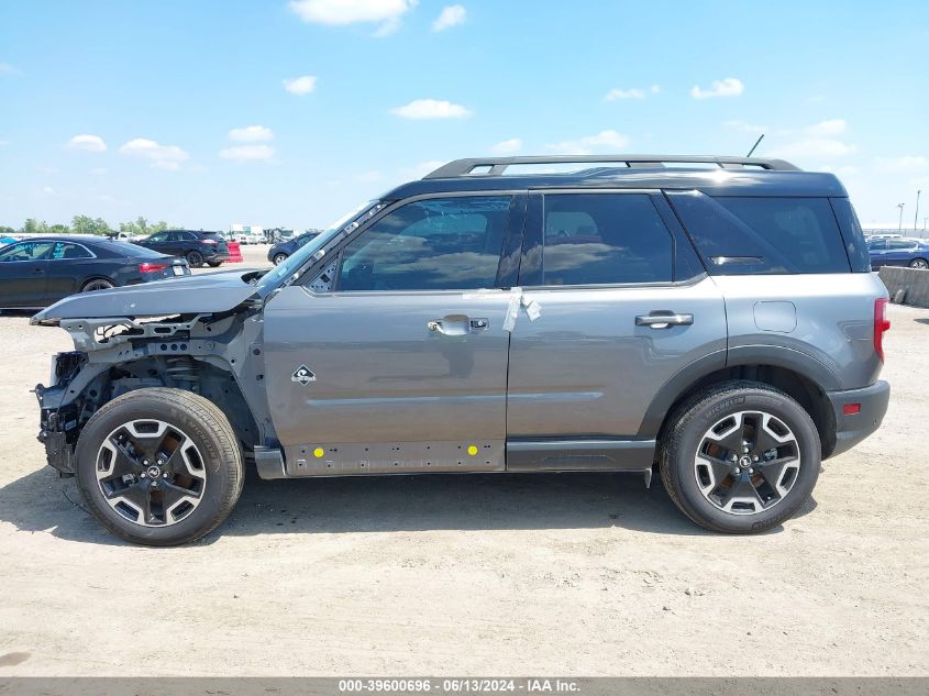 2023 Ford Bronco Sport Outer Banks VIN: 3FMCR9C65PRE02254 Lot: 39600696