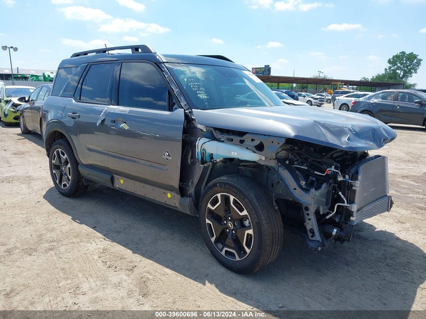 2023 Ford Bronco Sport Outer Banks VIN: 3FMCR9C65PRE02254 Lot: 39600696