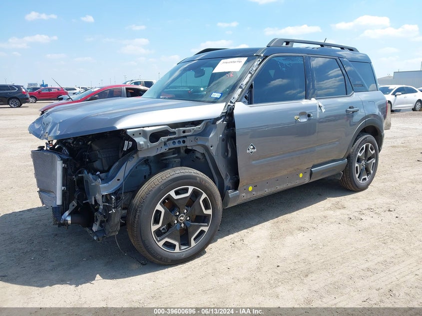 2023 Ford Bronco Sport Outer Banks VIN: 3FMCR9C65PRE02254 Lot: 39600696