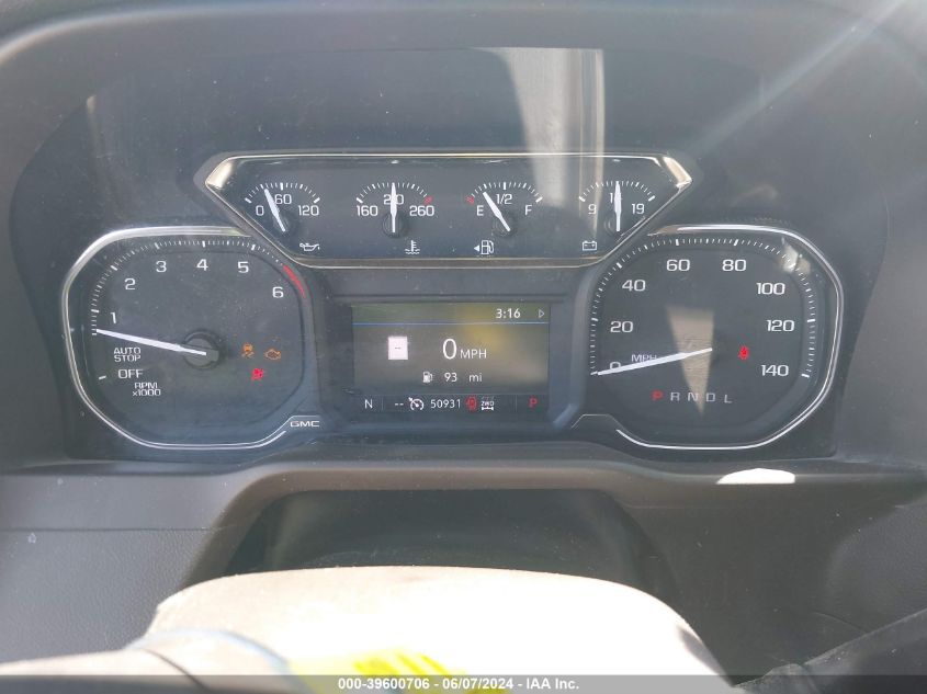 2019 GMC SIERRA 1500 SLT - 1GTU9DED8KZ122341