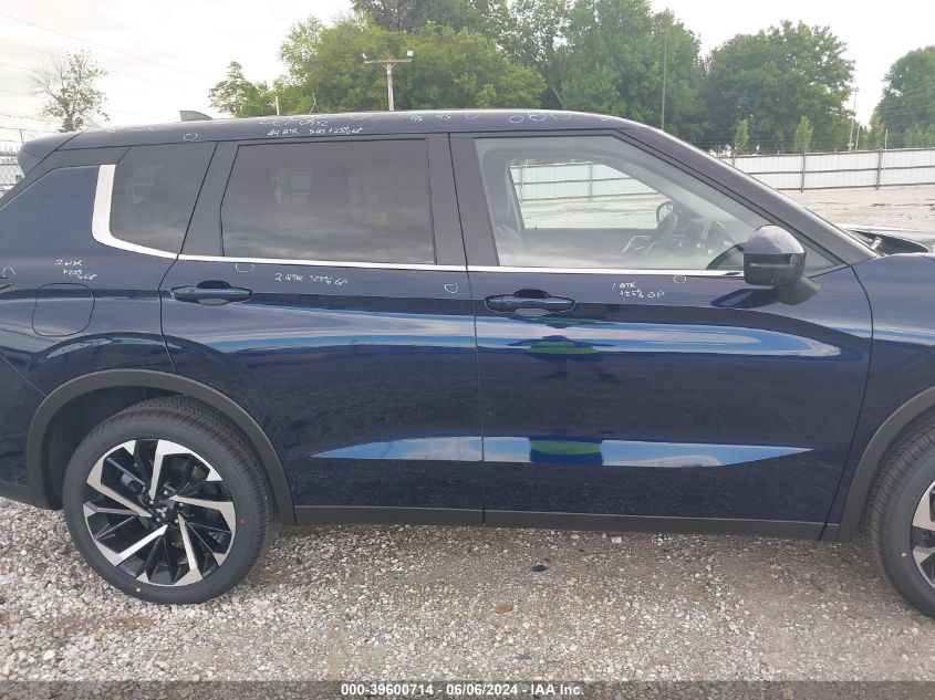 2024 Mitsubishi Outlander Se 2.5 S-Awc/Se Black Edition S-Awc/Se Black Edition W/Pano Roof S-Awc/Se Ralliart S-Awc VIN: JA4J4VA88RZ053509 Lot: 39600714