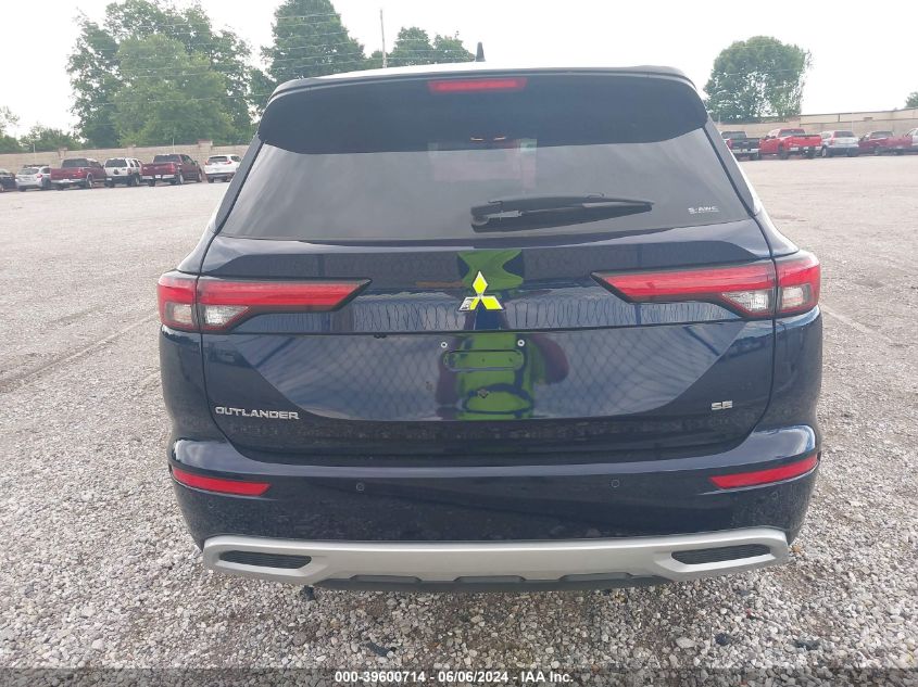 2024 Mitsubishi Outlander Se 2.5 S-Awc/Se Black Edition S-Awc/Se Black Edition W/Pano Roof S-Awc/Se Ralliart S-Awc VIN: JA4J4VA88RZ053509 Lot: 39600714