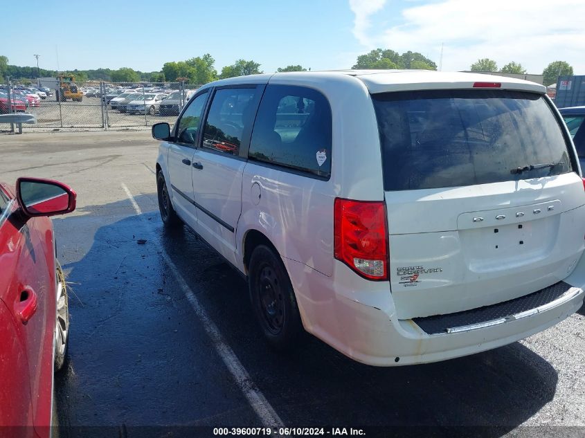 2014 Dodge Grand Caravan American Value Pkg VIN: 2C4RDGBG9ER381150 Lot: 39600719