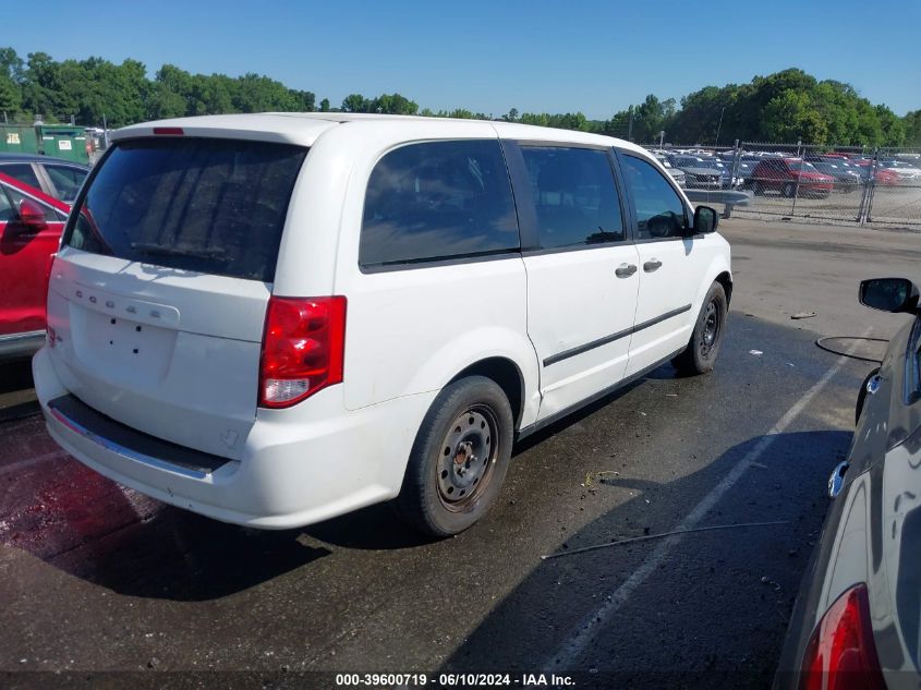 2014 Dodge Grand Caravan American Value Pkg VIN: 2C4RDGBG9ER381150 Lot: 39600719