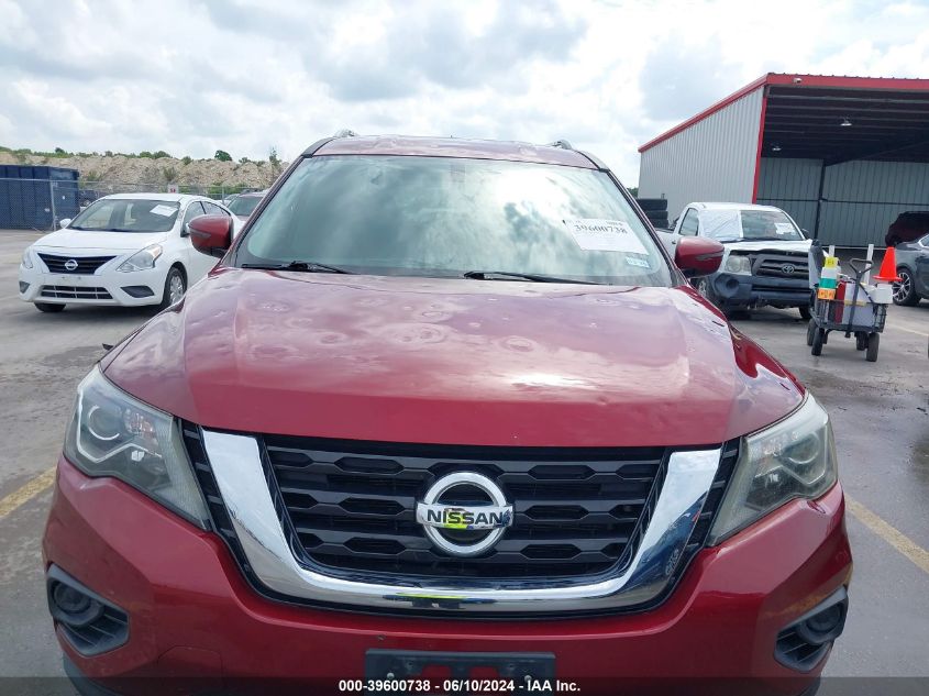 2018 Nissan Pathfinder S VIN: 5N1DR2MNXJC611304 Lot: 39600738