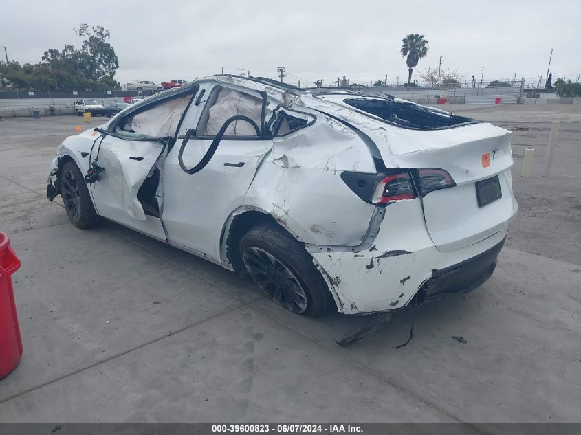 2021 Tesla Model Y Standard Range Rear-Wheel Drive VIN: 5YJYGDED3MF107116 Lot: 39600823