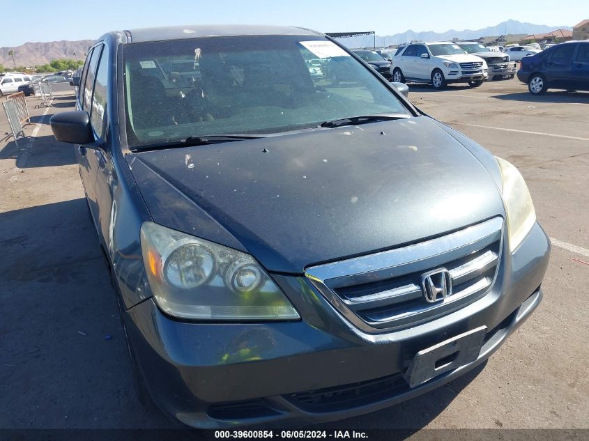 2005 Honda Odyssey Lx VIN: 5FNRL38275B110929 Lot: 39600854