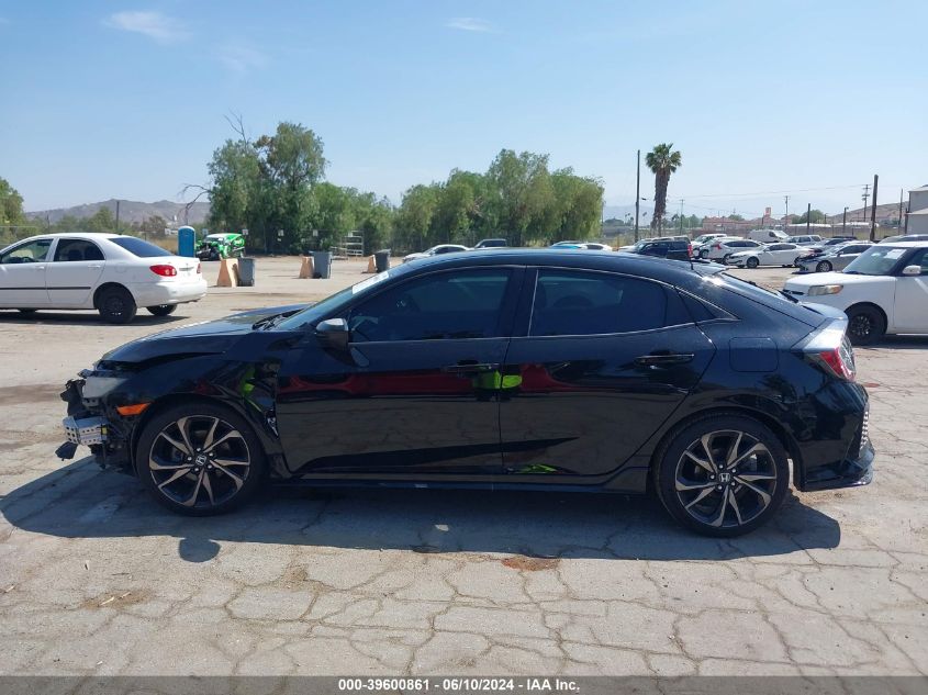 2018 Honda Civic Sport VIN: SHHFK7H45JU404871 Lot: 39600861