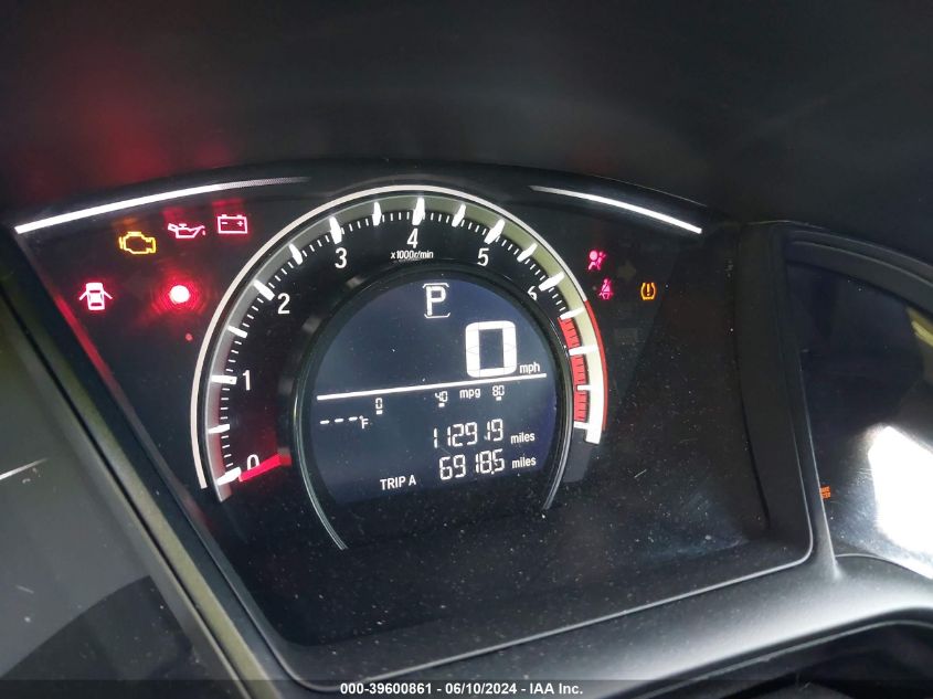 2018 Honda Civic Sport VIN: SHHFK7H45JU404871 Lot: 39600861