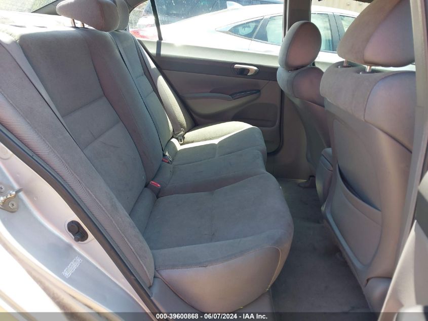 2007 Honda Civic Lx VIN: 1HGFA16547L027972 Lot: 39600868