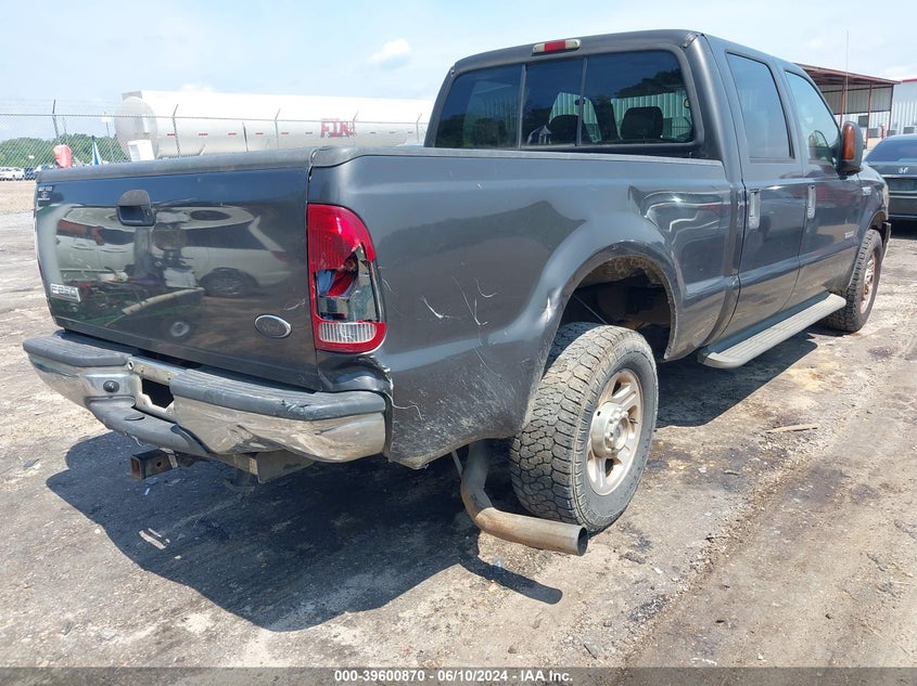 2005 Ford F-250 Lariat/Xl/Xlt VIN: 1FTSW20P95EA32276 Lot: 39600870