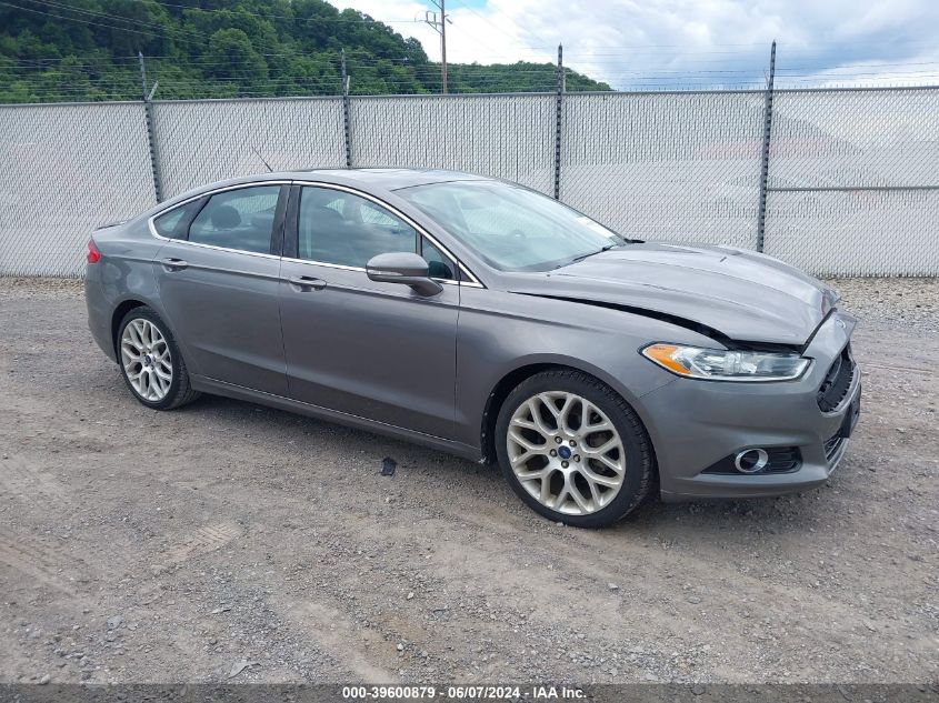 2013 Ford Fusion Titanium VIN: 3FA6P0K95DR211255 Lot: 39600879