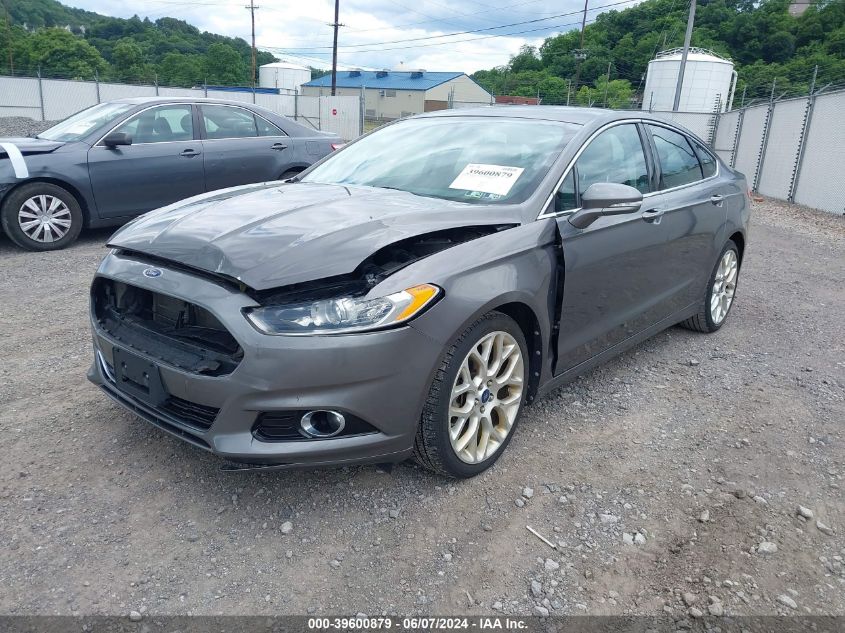 2013 Ford Fusion Titanium VIN: 3FA6P0K95DR211255 Lot: 39600879