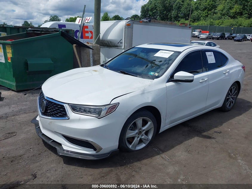 2018 Acura Tlx Tech Pkg VIN: 19UUB2F50JA002290 Lot: 39600892