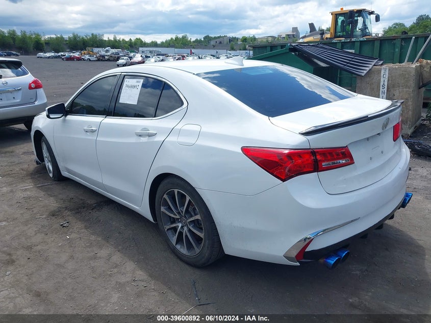 2018 Acura Tlx Tech Pkg VIN: 19UUB2F50JA002290 Lot: 39600892