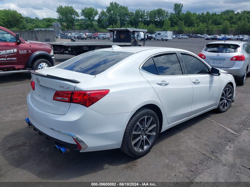 2018 Acura Tlx Tech Pkg VIN: 19UUB2F50JA002290 Lot: 39600892