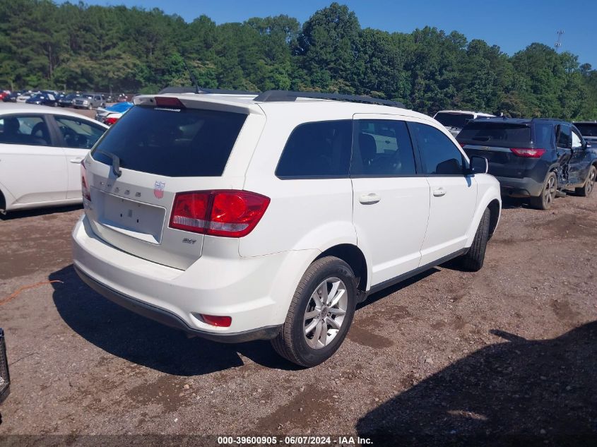 2015 Dodge Journey Sxt VIN: 3C4PDCBB3FT704885 Lot: 39600905