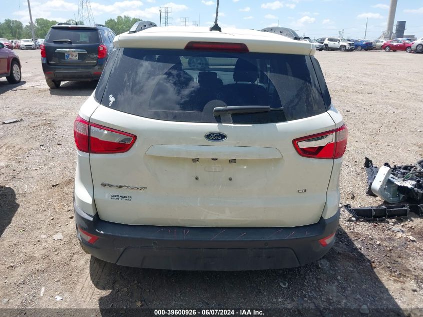 2021 Ford Ecosport Se VIN: MAJ3S2GE3MC455598 Lot: 39600926