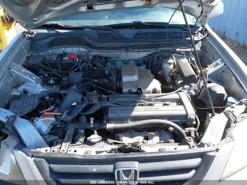 2000 Honda Cr-V Ex VIN: JHLRD1868YC060499 Lot: 39600930