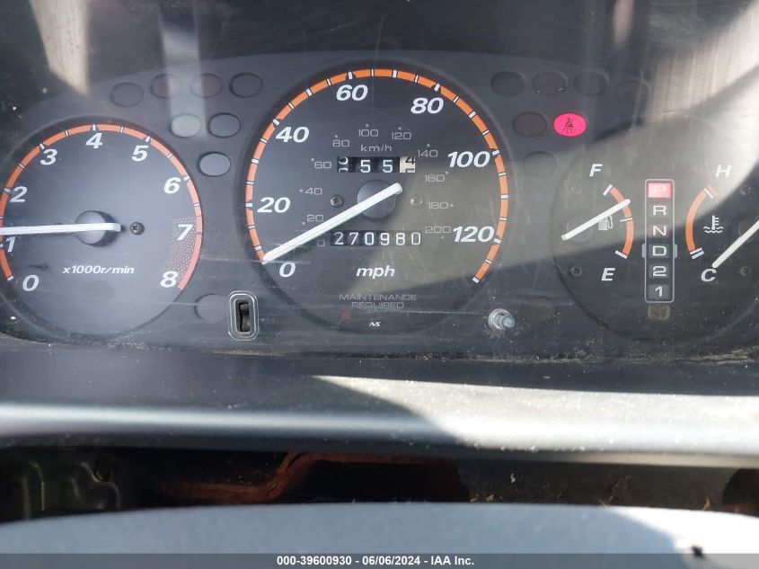 2000 Honda Cr-V Ex VIN: JHLRD1868YC060499 Lot: 39600930