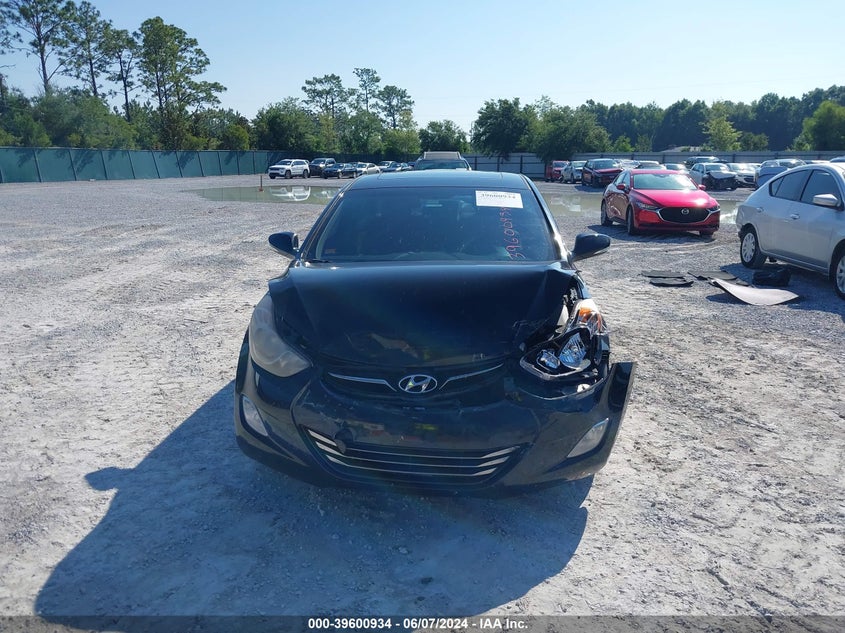 2013 Hyundai Elantra Limited VIN: KMHDH4AE2DU837287 Lot: 39600934