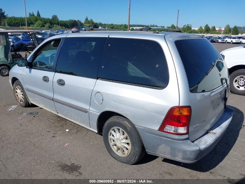 2001 Ford Windstar Lx VIN: 2FMZA51471BA80976 Lot: 39600952