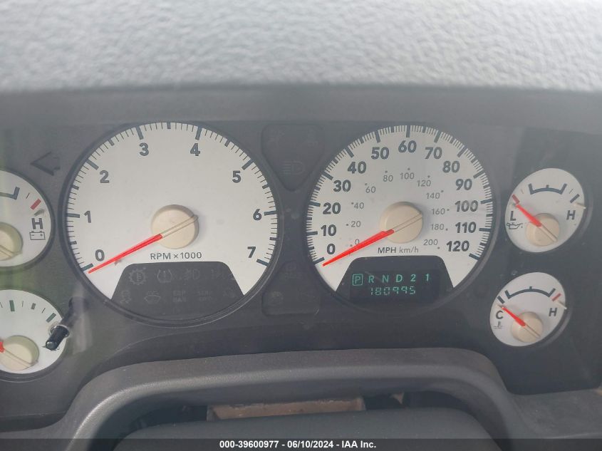 2006 Dodge Ram 1500 Slt VIN: 1D7HA18N66S621784 Lot: 39600977