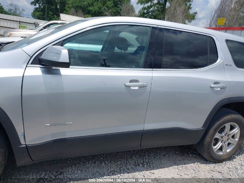 2018 GMC Acadia Sle-1 VIN: 1GKKNKLA2JZ165852 Lot: 39600994