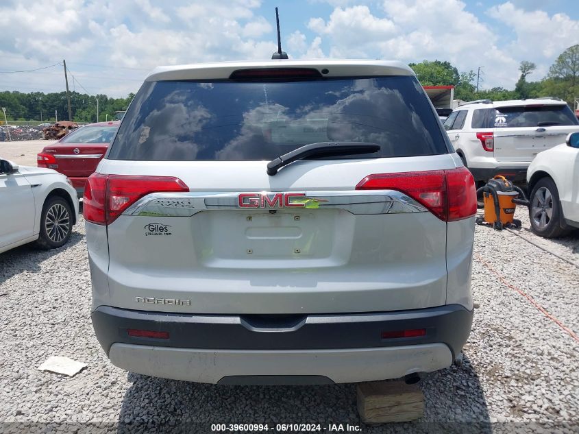 2018 GMC Acadia Sle-1 VIN: 1GKKNKLA2JZ165852 Lot: 39600994