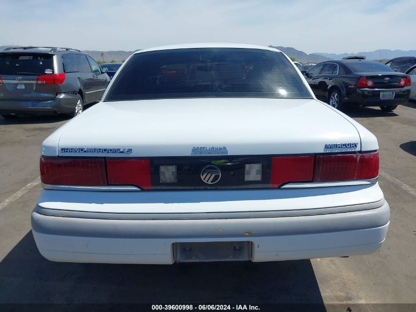 1992 Mercury Grand Marquis Ls VIN: 2MECM75W9NX728463 Lot: 39600998