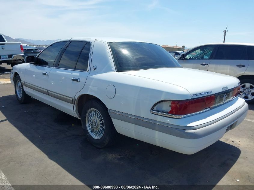 1992 Mercury Grand Marquis Ls VIN: 2MECM75W9NX728463 Lot: 39600998