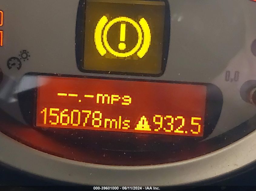 2007 Mini Cooper VIN: WMWMF33557TU60933 Lot: 39601000