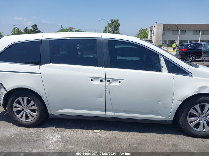 2014 Honda Odyssey Ex-L VIN: 5FNRL5H63EB048881 Lot: 39601007