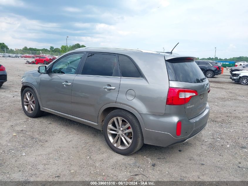 2014 Kia Sorento Limited V6 VIN: 5XYKW4A70EG501465 Lot: 39601018