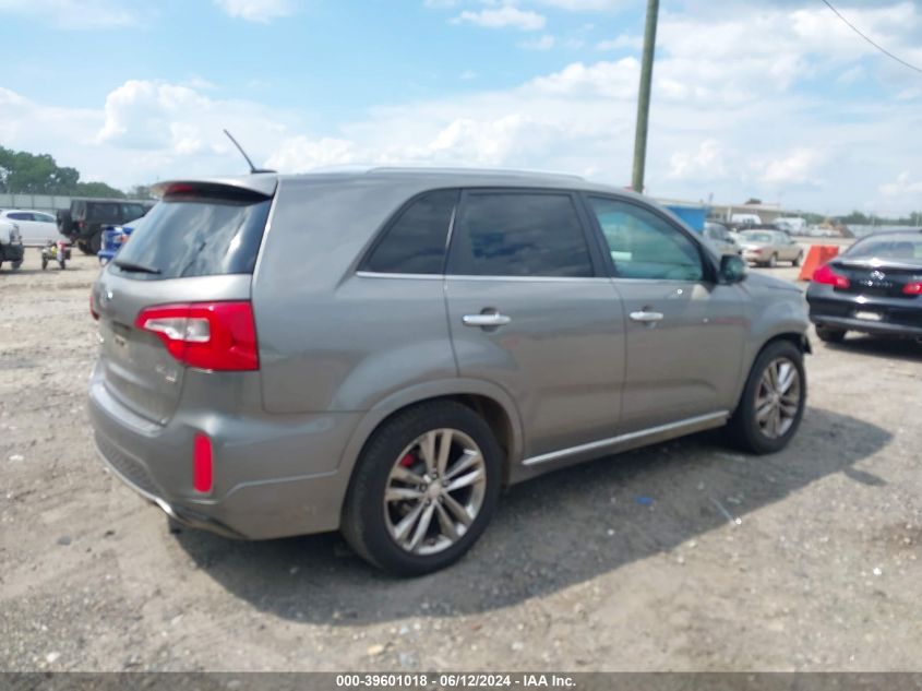 2014 Kia Sorento Limited V6 VIN: 5XYKW4A70EG501465 Lot: 39601018