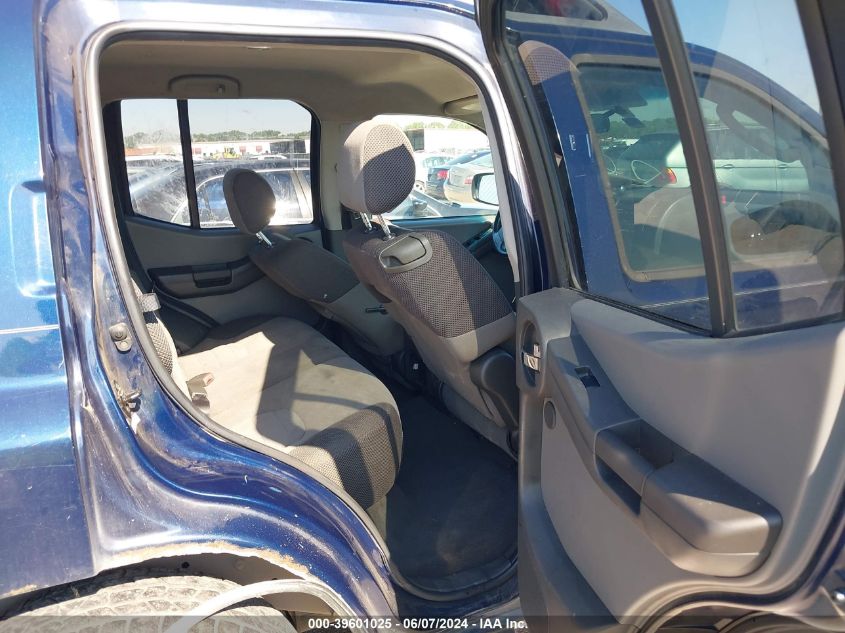 2006 Nissan Xterra Se VIN: 5N1AN08W06C551773 Lot: 39601025