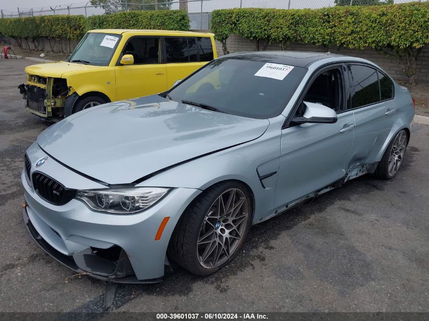 2017 BMW M3 VIN: WBS8M9C59H5G83331 Lot: 39601037