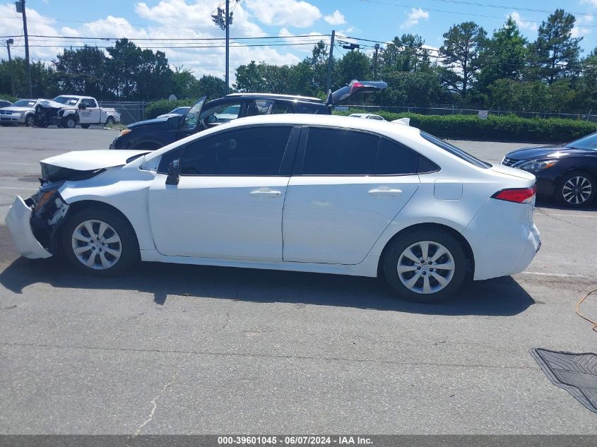 2021 Toyota Corolla Le VIN: 5YFEPMAE1MP190695 Lot: 39601045